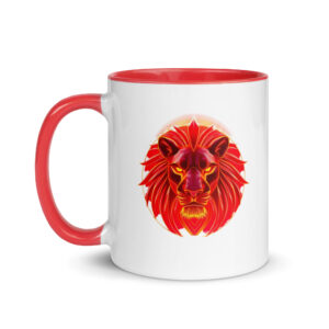 Blue Bloom Leo Mug