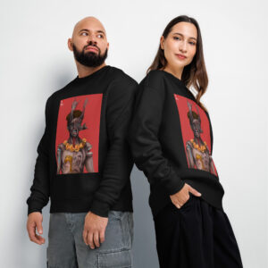 Concrete Rose Distorted Man Unisex Crew Neck Sweatshirt