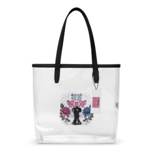 Shadow Couple Clear Tote Bag