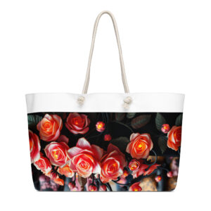 Oversized Floral Weekender Bag