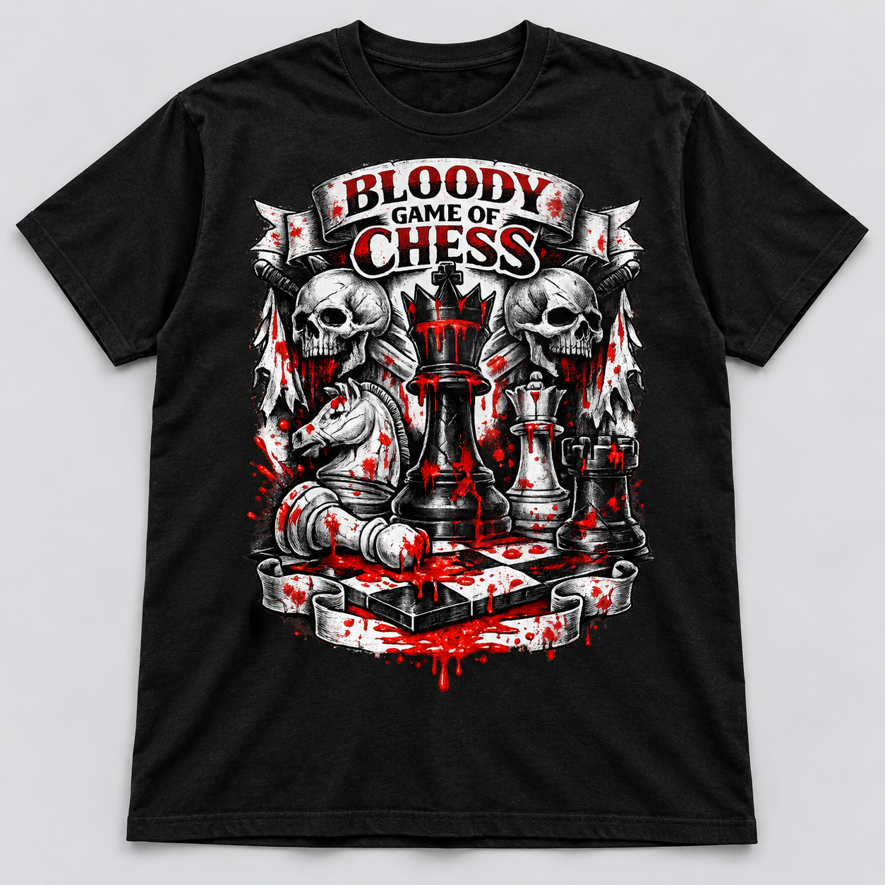Bloody Game of Chess shirt mockup
