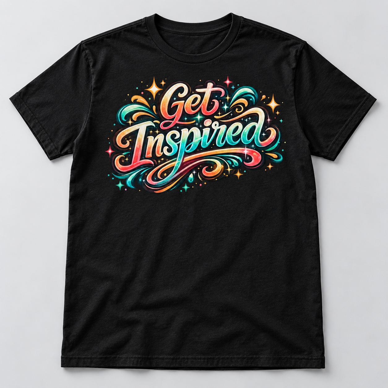 Get Inspired shirt mockup