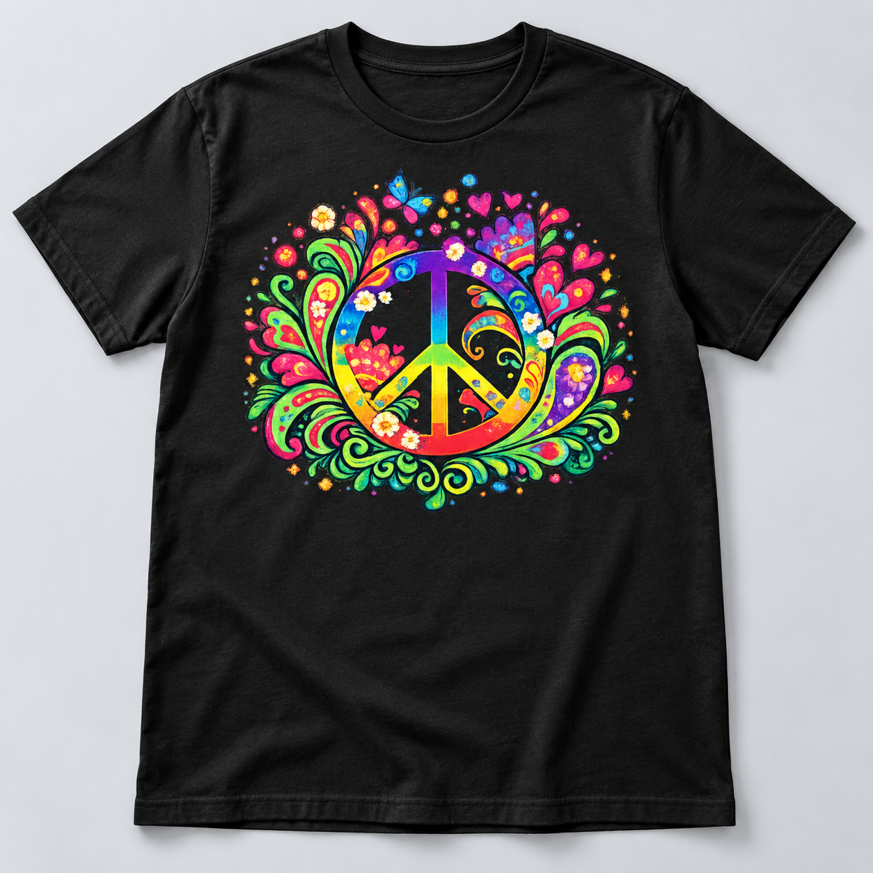 Peace Sign shirt mockup