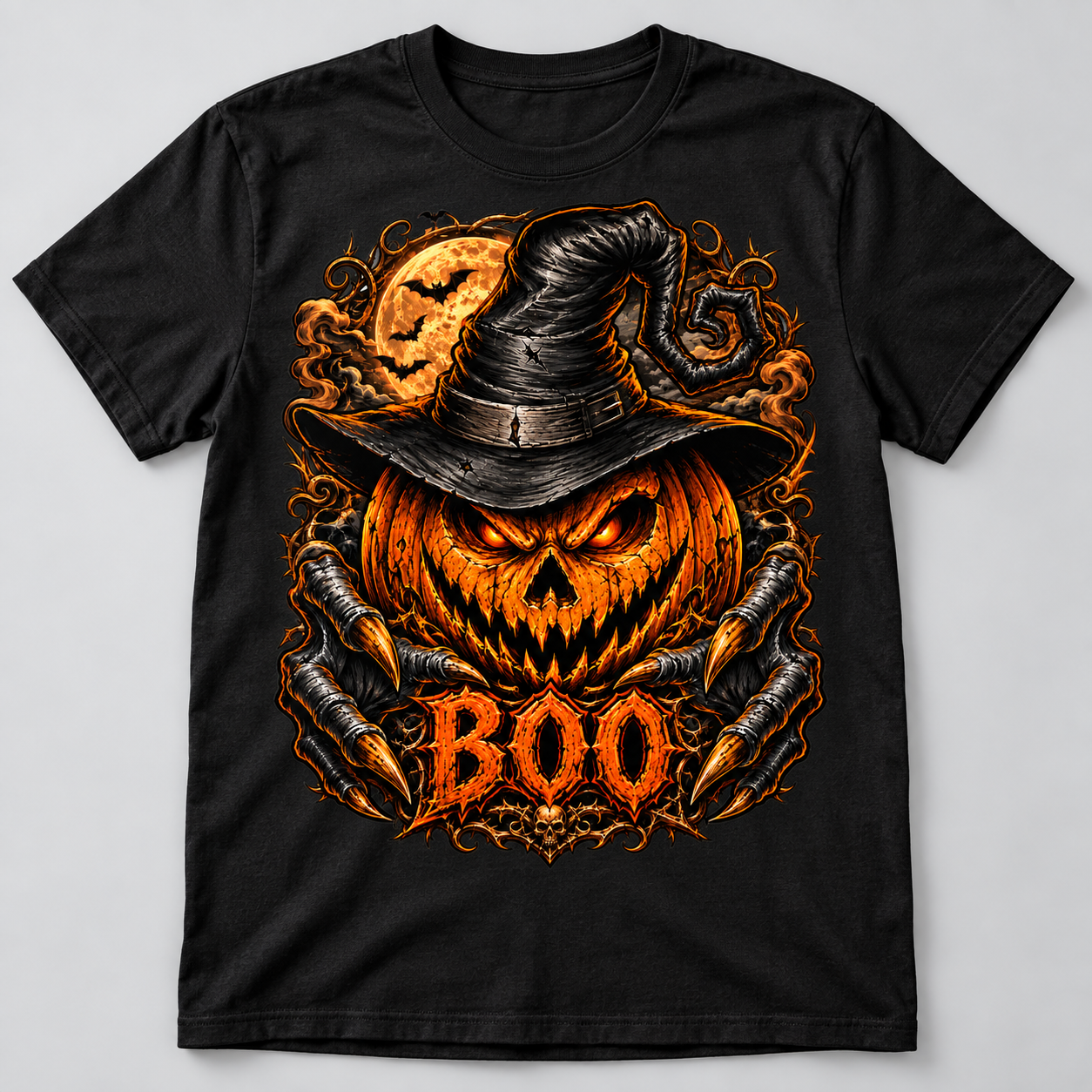 Pumpkin Boo Halloween shirt mockup
